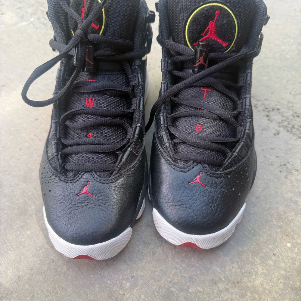 Black and Red Athletic Sneakers